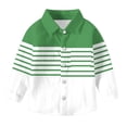 thumbnail image 6 of Hvarlaun Kids Patterned Button Down Shirt for Girls Boys, Long Sleeve Collared Casual Top, Spring Summer, Ages 3-16, 6 of 6
