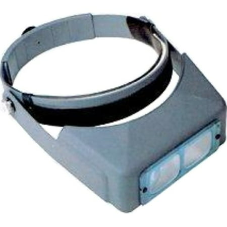 Donegan Optivisor Headband Magnifier - Donegan Optical OptiVISOR 2x at 10in w/ Optical Glass Prismatic Lenses - DA-4