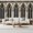 Color 2, variant on Gothic Arches medieval Wallpaper medieval historical building ornate Peel and Stick Wall Murals 100"H x 144"W Removable PVC Wall Paper Self-Adhesive Wall Decor for Bedroom Living Room