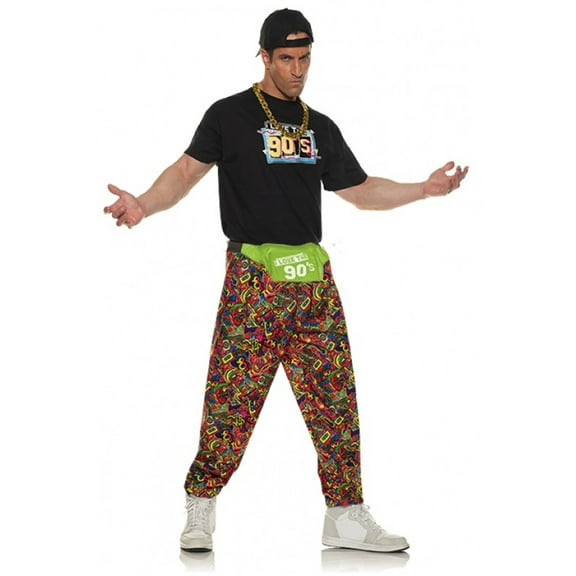 Underwraps 90's Baggy Pants Men's Costume XX-Large Multicolor