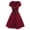 D177 Red1, variant on Likimi Hallowmas Dress For Women Stage Show Solid Color Dress Up Halloween Costumes For Performance Comfort Cosplay Dresses Size L