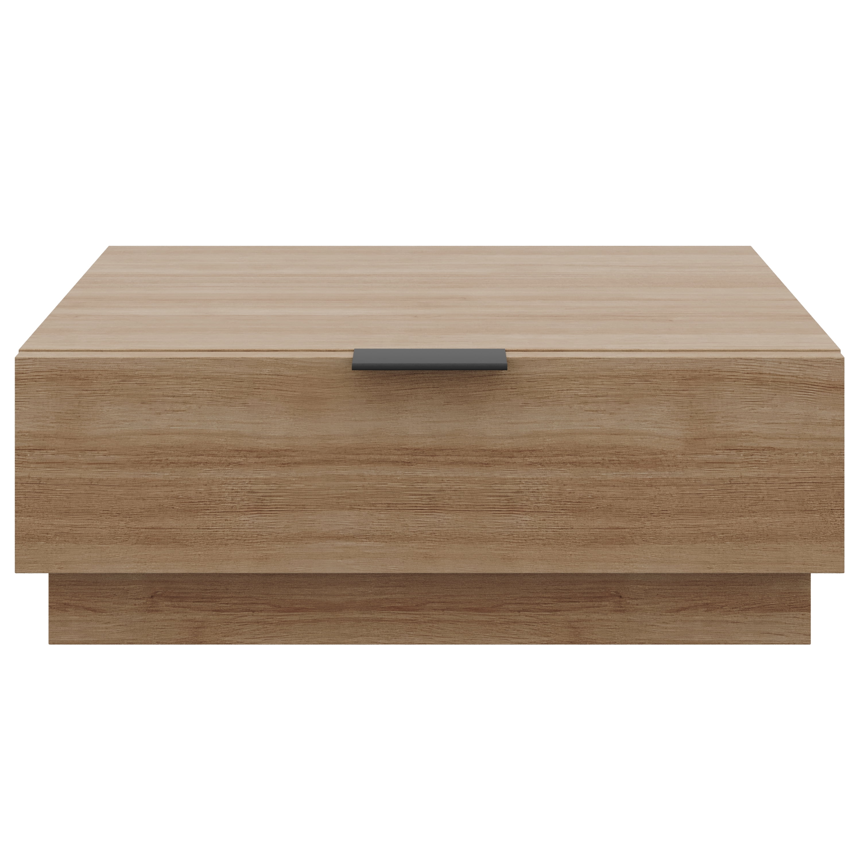 Satori Nightstand in Brown Oak, Set of 2