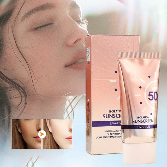 Crema solar de textura suave, factor de protección solar 50, hidratante y protectora, para todo tipo de piel, uso diario, 40 g.