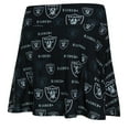 thumbnail image 3 of Women's Concepts Sport Black Las Vegas Raiders Mosaic Allover Print Skort, 3 of 3