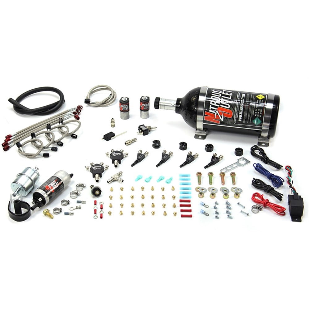Nitrous Outlet Powersports Carburated Four Cylinder Nozzle System