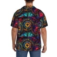 thumbnail image 3 of Kdxio Men'S Hawaiian Shirt For Men Short Sleeve Shirt Mandala Colorful Summer Casual Holiday Beach Button Down T-Shirts, 3 of 5