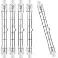 thumbnail image 1 of 5-Pack R7S Halogen Bulb, 118mm 200W, Dimmable Rod Lamp, for Spotlight Landscape Lighting., 1 of 4