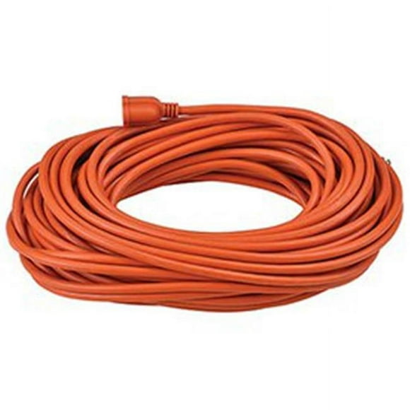 Global Industrial FL-101-14AWG-100FT 100 ft. 13A Outdoor Extension Cord, Orange - 4.6 gal
