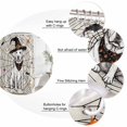 thumbnail image 3 of Halloween Bathroom Shower Curtains with 12 Hooks Polyester Waterproof Shower Curtain for Stalls and Bathtubs Farmhouse Scary Cute Dog Hats Star Web Decorative Bathroom Privacy Curtain 66x72 Inches, 3 of 9