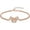Rose Gold, variant on Butterfly Urn Bracelet for Ashes for Women Stainless Steel Cremation Keepsake Adjustable Link Bangle Memorial Urn Jewelry
