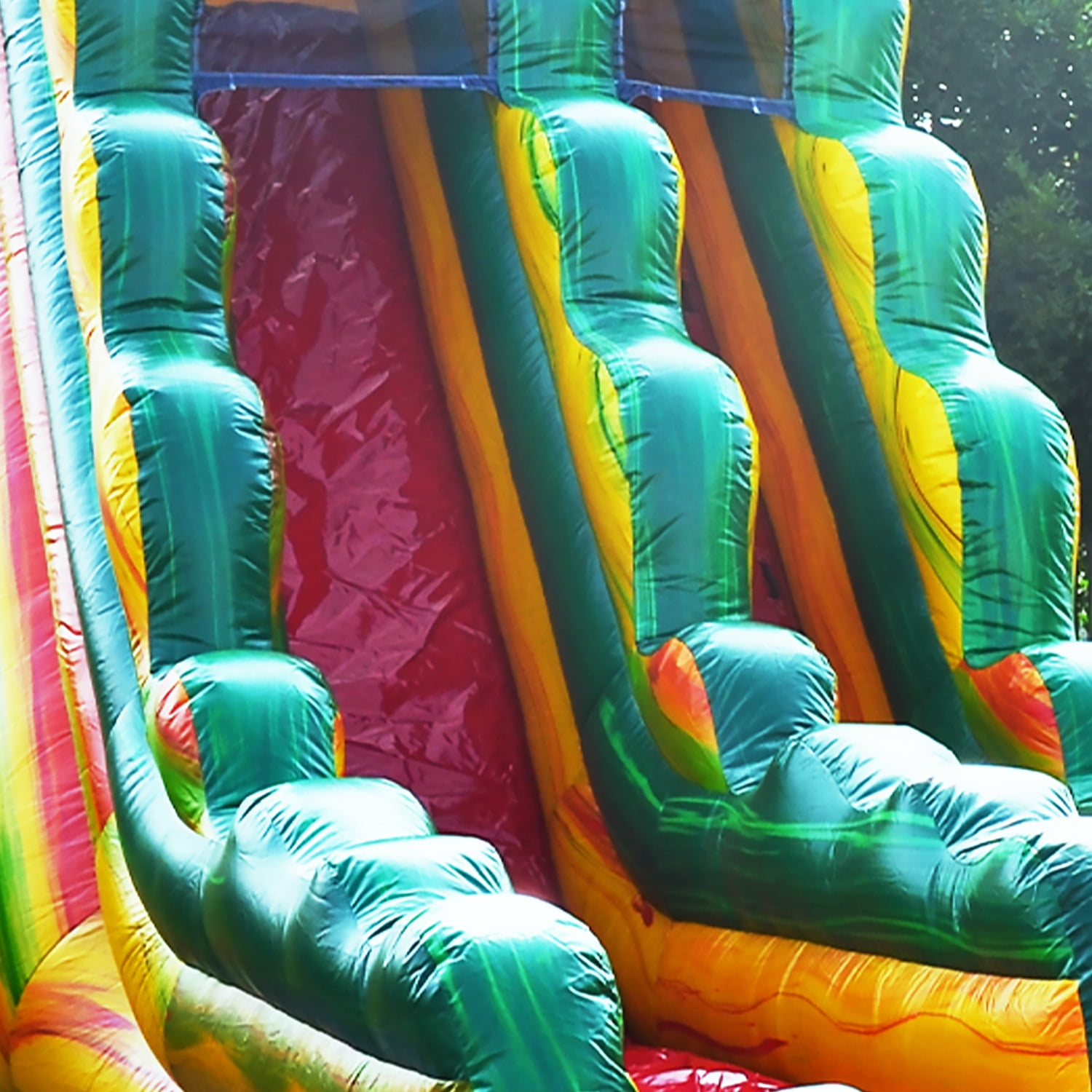 JumpOrange Fiesta 19' Commercial Inflatable Water Slide with Blower