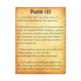 thumbnail image 1 of Scripture Walls Psalm 123 Chapter Gold Bible Canvas Christian Wall Art Ready to Hang Unframed, 1 of 7