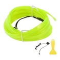 thumbnail image 1 of Unique Bargains 3 Meter EL Wire Cable LED Glow String Light Car Lighting Strip Flexible Neon Light for Car Decoration USB(5V) Fluorescent Green, 1 of 7