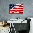 thumbnail image 5 of Epic Graffiti 'Flag of the United States of America' by Epic Portfolio, Giclee Canvas Wall Art, 18"x12", 5 of 8