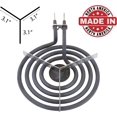 thumbnail image 4 of 4 Pack MP22YA Electric Range Burner Surface Element Replacement for Whirlpool KitchenAid Maytag Includes 2 8-Inch MP21YA & 2 6-Inch MP15YA 540331014,484783, TS5W8221,Y04000033, 4 of 6