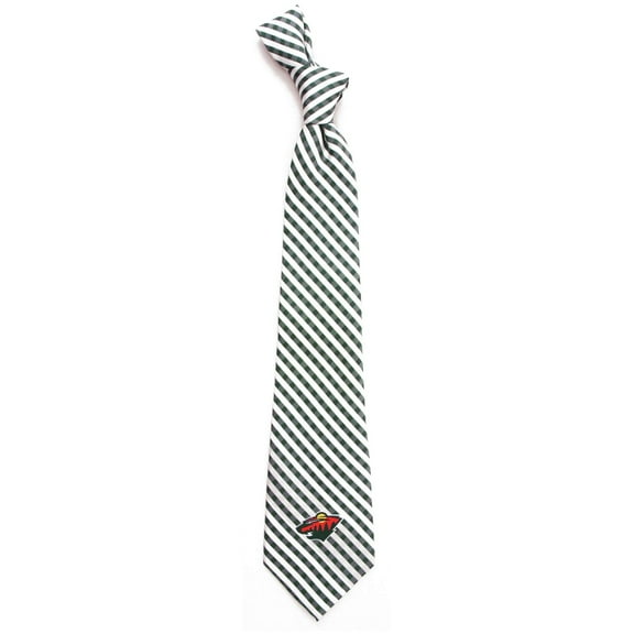 Minnesota Wild Gingham Tie