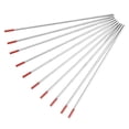 thumbnail image 1 of 10 Uds rojo con electrodo de torio-tungsteno de caja accesorios de soldadura para soldadura de Metal para soldadura de acero al carbono Fugacal Otros, 1 of 8