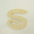 thumbnail image 4 of Package of 1, 16 Inch X 3/4" Thickness Baltic Birch Wood Letter S in The Waltograph Font, Thick for Art & Children Craft Project, Made in USA, 4 of 4