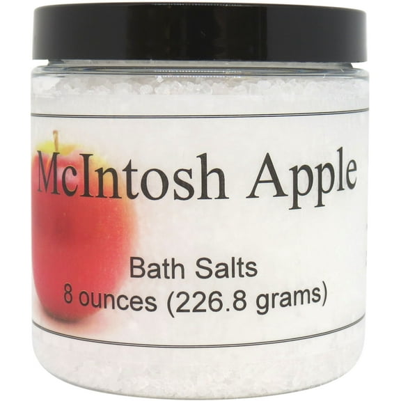McIntosh Apple Bath Salts by Eclectic Lady, 8 ounces