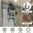thumbnail image 5 of Over the Door Shower Caddy Adjustable Hanging Organizer Shelf Rustproof, 5 of 5