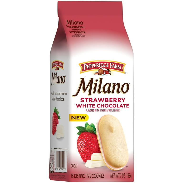 Pepperidge Farm Milano White Chocolate Lemon Flavored & White