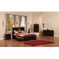 thumbnail image 3 of AFI Newport Full Wood Platform Bed with Footboard & 2 Storage Drawers in Espresso, 3 of 9