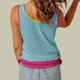 thumbnail image 3 of mfyjkho Tops Para Mujer, Blusa Holgada Informal De Color Liso Con Bolsillos Y Cuello Redondo Sin Mangas Para Mujer Tops Y Blusas Para Mujer M, 3 of 6
