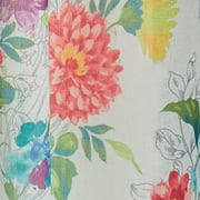 The Pioneer Woman Blooming Bouquet Curtain Panel Pair, Set of 2, Floral, 40W x 84L