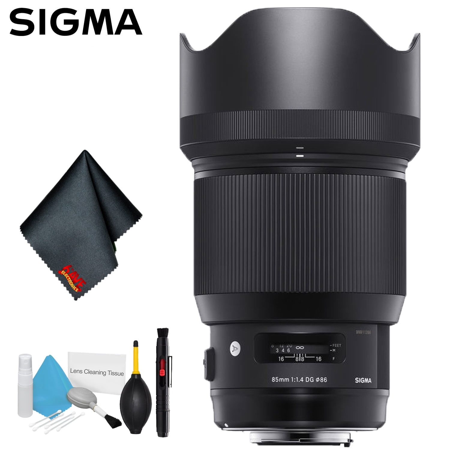 Sigma 85mm f/1.4 DG HSM Art Lens for Canon EF Standard Kit Walmart