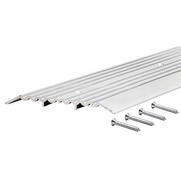 M-d Products 36in. Aluminum Commercial Fluted Top Threshold 11619