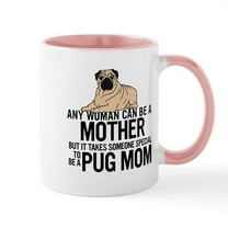 CafePress - Pug Mom Mugs - 11 oz Ceramic Mug - Novelty Coffee Tea Cup
