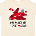 thumbnail image 4 of Inktastic Valentines Day Airplane Hearts Boys or Girls Toddler T-Shirt, 4 of 5