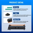 thumbnail image 5 of 4-Pack TN660 Toner Cartridge Replacement Compatible for Brother TN-660 HL-L2300D L2380DW L2340DW DCP-L2540DW MFC-L2700DW (Black), 5 of 6