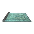 thumbnail image 2 of Ahgly Company Indoor Round Persian Light Blue Traditional Area Rugs, 5' Round, 2 of 4
