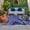 Navy, White, variant on Retro Marine Life Outdoor Rug for Patio/Deck/Porch, Non-Slip Large Area Rug 6 x 9 Ft, Summer Ocean Starfish Shell Conch Gold Pink Indoor Outdoor Rugs Washable Area Rugs, Camping Rug Carpet Runner