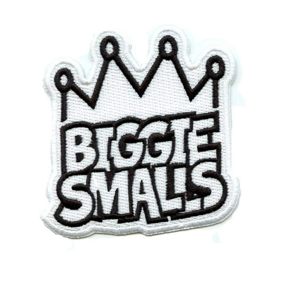 Biggie Crown Logo Patch The Notorious B.I.G. Embroidered Iron-On