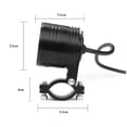 thumbnail image 2 of Faros LED auxiliares para motocicleta, faros delanteros adicionales para motocicleta, proyector de luz antiniebla de 12 V para camión, motocicleta, quad, scooter., 2 of 5
