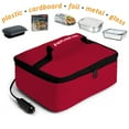 thumbnail image 3 of Hot Logic Food Warming Tote Lunch Bag 12V, Red, 3 of 6