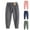 Gray, variant on ATOGUTA Girls Fleece Lined Leggings Size 1T-14 Kids Winter Warm Leggings Thick Thermal Tights Pants Navy