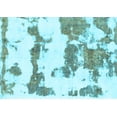 thumbnail image 1 of Ahgly Company Indoor Rectangle Abstract Light Blue Modern Area Rugs, 5' x 8', 1 of 4