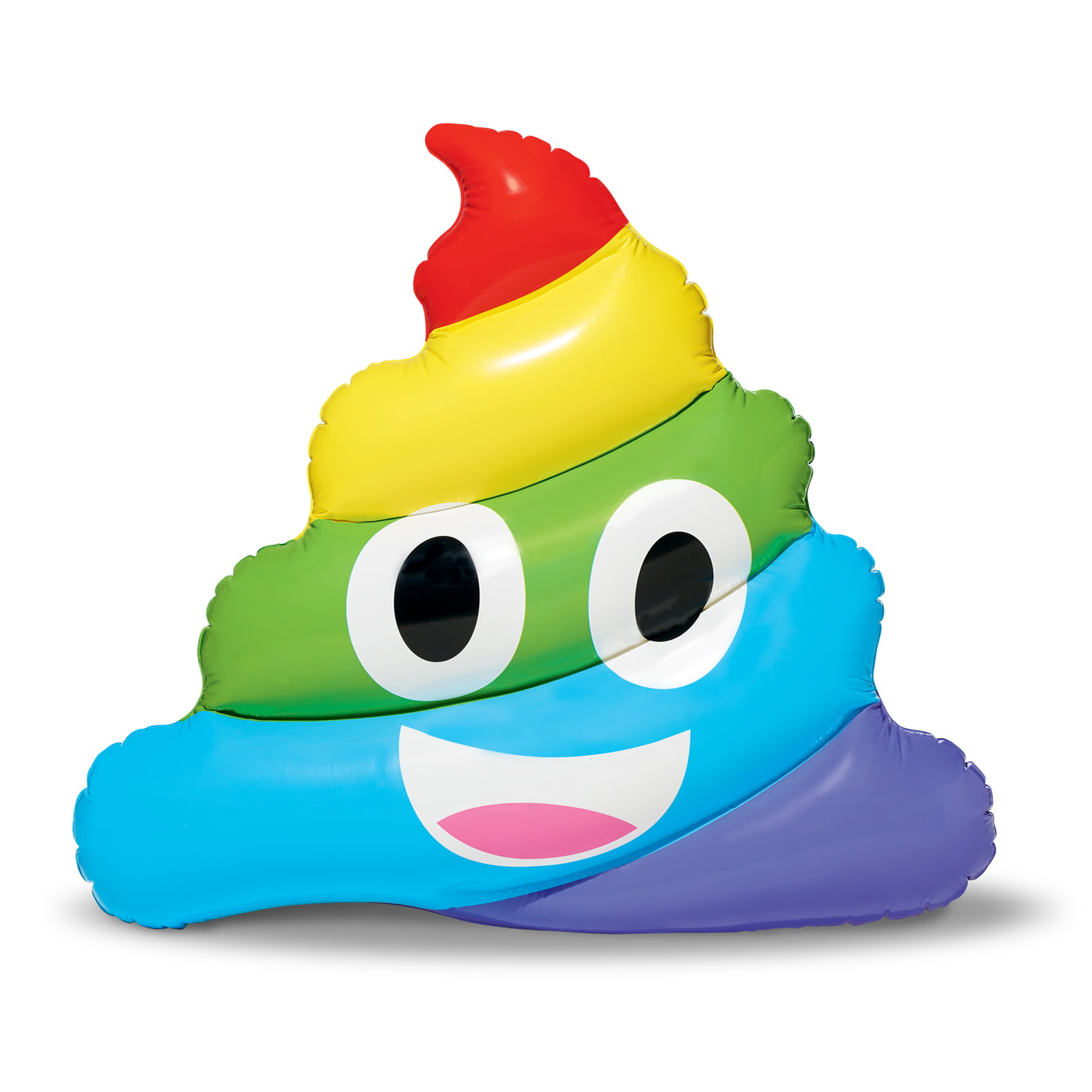 Play Day POOL FLOAT Poop Emoji 4ft Inflatable Raft 