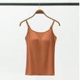 thumbnail image 3 of Dyfzdhu Tank Top with Built in Bra for Women Chest Pads Five Fingers Without Steel Ring Cups One Sports Camisole Summer Tops Undershirts, 3 of 4
