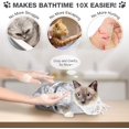 thumbnail image 2 of Cat Shower Net Bag Grooming Bathing Adjustable Washing Bag Multifunctional Cat Restraint Accessories Prevent Biting Scratching, Nail Trimming, Ears Clean, Keeping Calm, 2 of 7