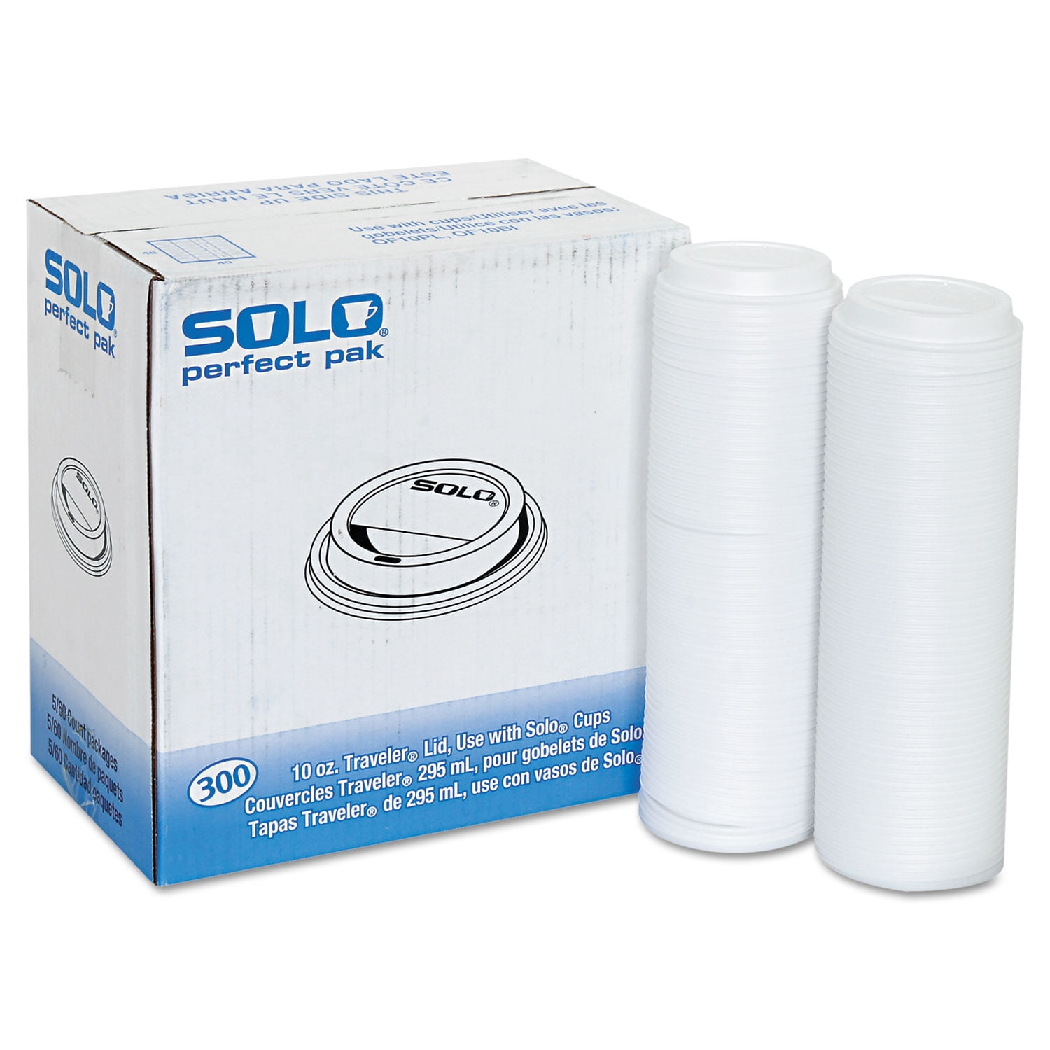 Dart® Optima Reclosable Lids For Paper Hot Cups For 10-24 Oz Cups, White, 1000/carton