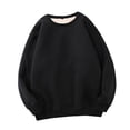 thumbnail image 4 of Chaqueta de jersey gruesa de terciopelo Plus, sudadera para el trabajo en invierno negro XL, 4 of 6
