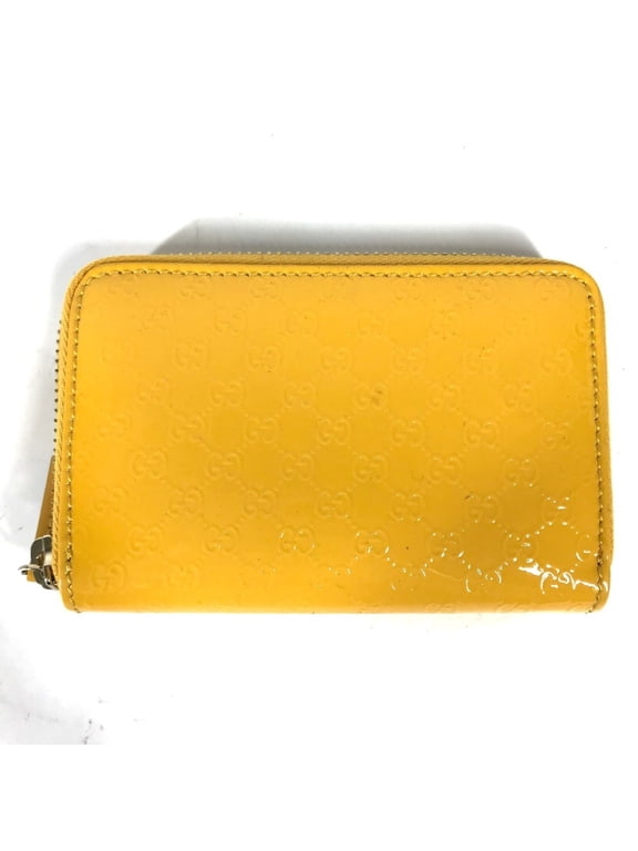 Pre-Owned GUCCI 255452 Shima Line Micro Guccissima Wallet, Coin Purse, Compact... (Good)