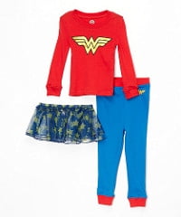 DC Comics Baby Girls Wonder Woman Tutu Sleep Set