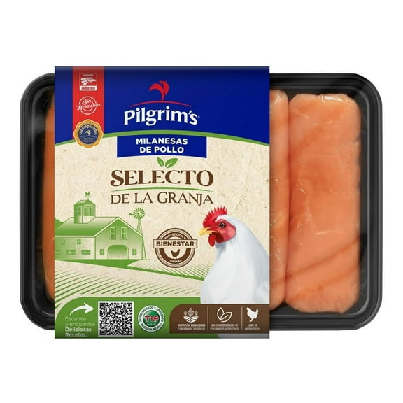 Milanesa de pollo Selecto por kilo  peso aprox  750 g