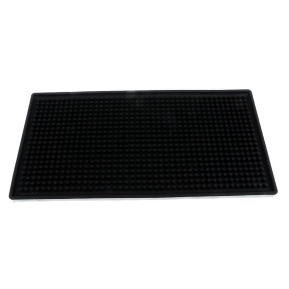 Tapete de servicio de barra de cerveza de goma, impermeable, posavasos de vidrio para cocina 15x30cm