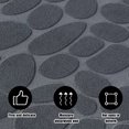 thumbnail image 4 of Alfombras de baño pequeñas, antideslizantes, lavables a máquina, alfombrillas de baño de piedra para baño, alfombrilla de ducha extra suave y absorbente de secado rápido para suelo de baño, bañera y, 4 of 5